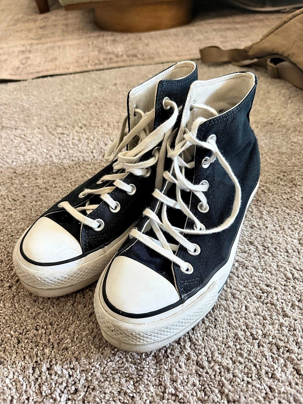 Converse Chuck Taylor All Star Lift Platform High Top Black & White - 7